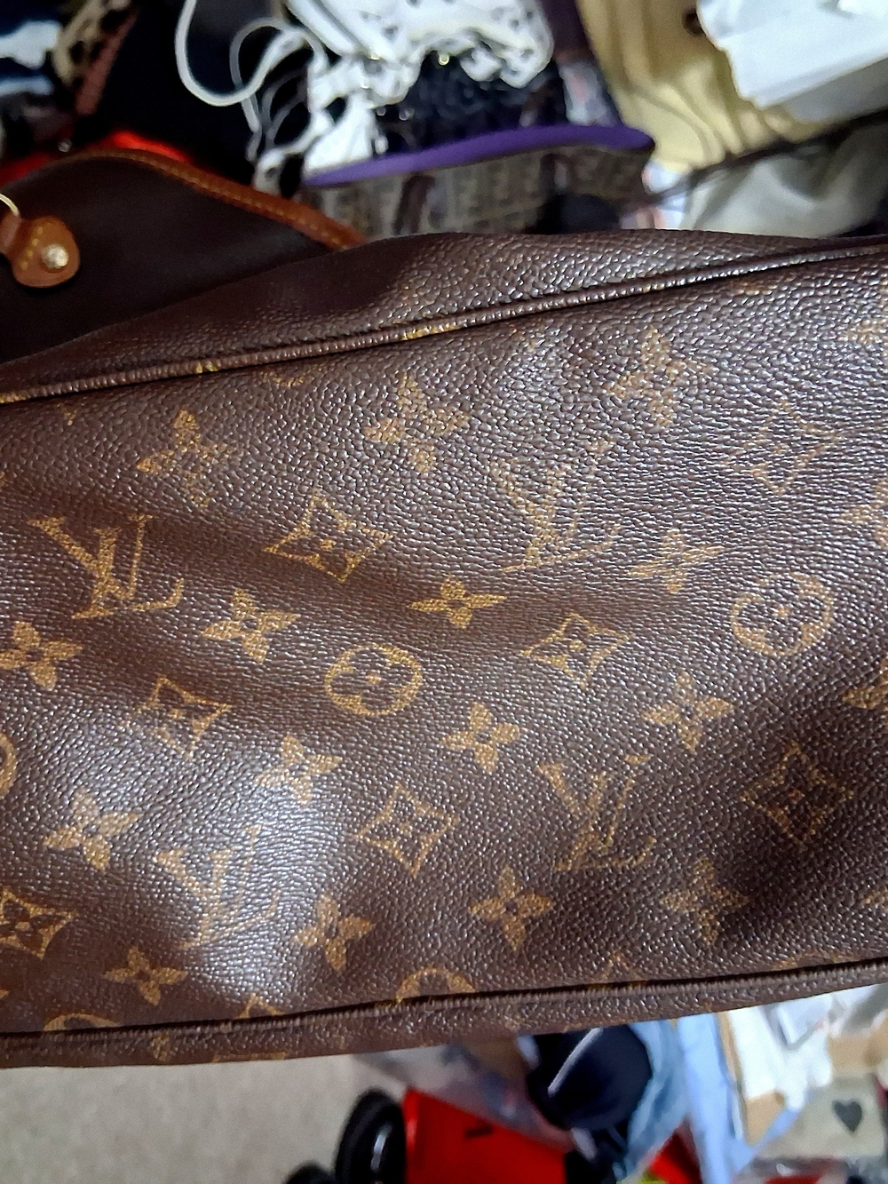 Louis Vuitton Monogram Brown Tote Bag - Picture 8 of 9